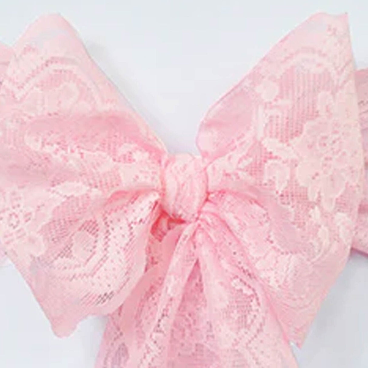 10 Pieces Pink Caspari Lace Chair Sashes for Elegant Event Seating Décor 9" x 108"