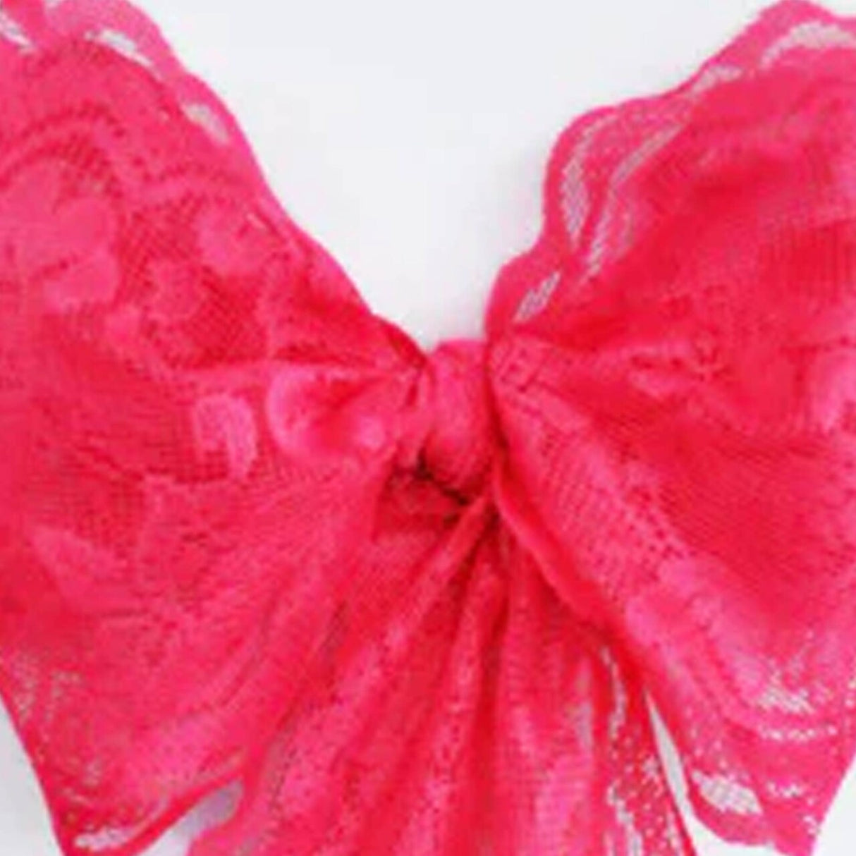 10 Pieces Fuchsia Caspari Lace Chair Sashes Vibrant Wedding and Event Decor 9" x 108"