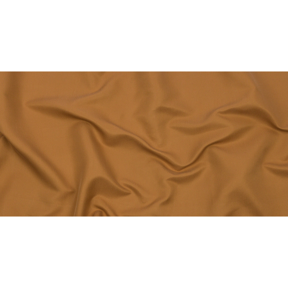 Golden Ochre Satin-Faced Polyester Twill