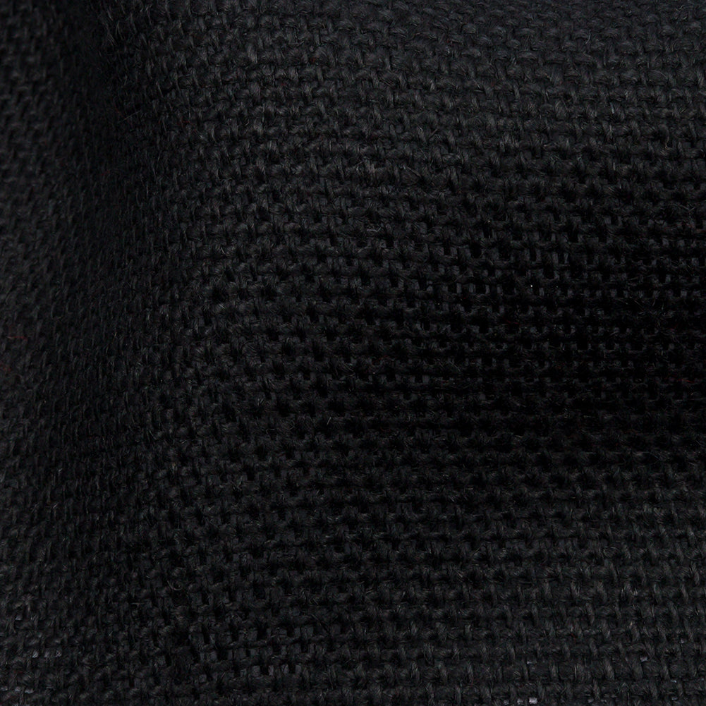 Black Linen Burlap