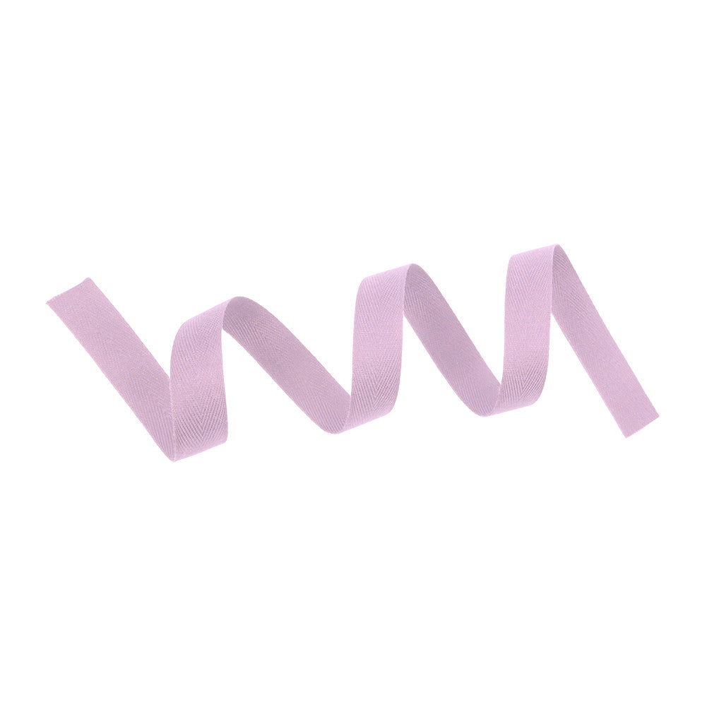 Tilly Grape Smoke Herringbone Cotton Twill Tape - 15mm