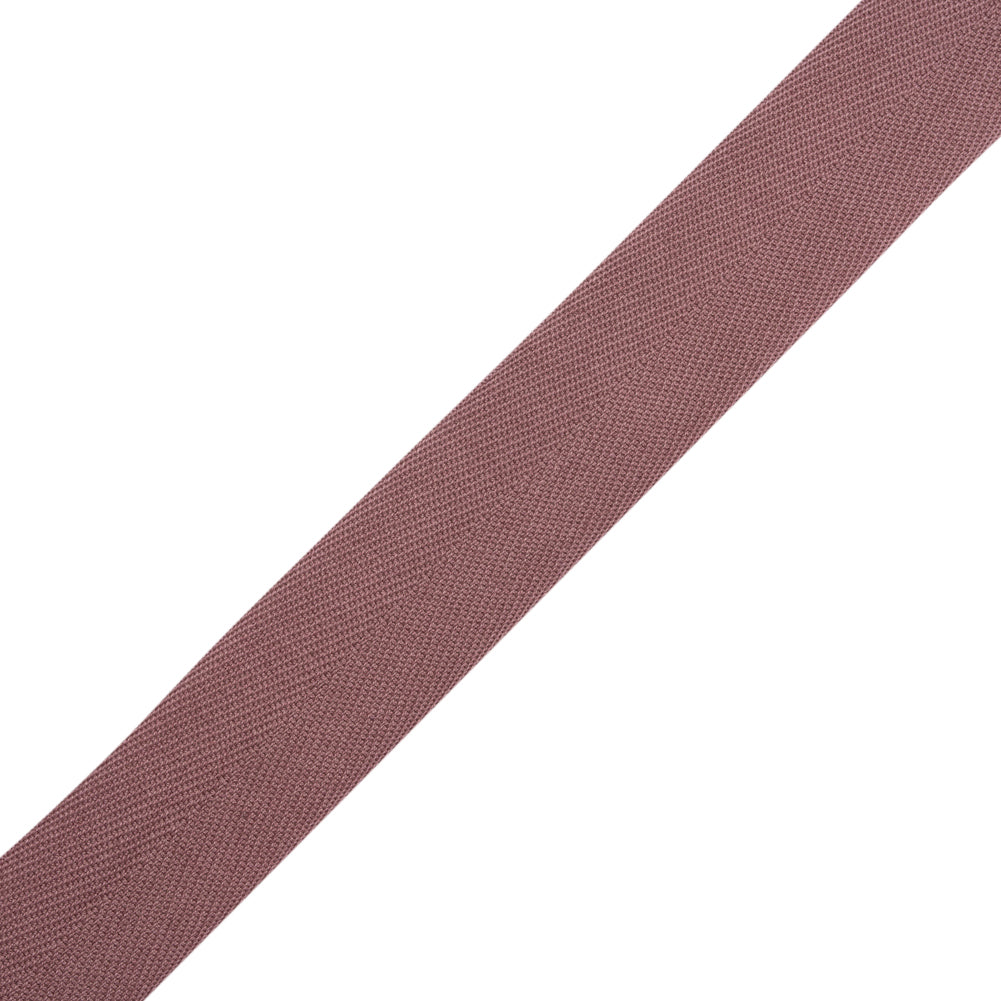 Tilly Deep Taupe Herringbone Cotton Twill Tape - 20mm