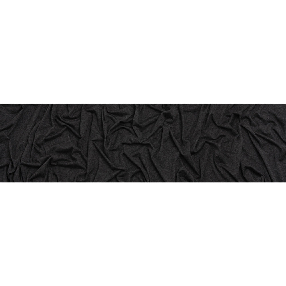 Cotton and Modal Jersey - Heathered Dark Gray