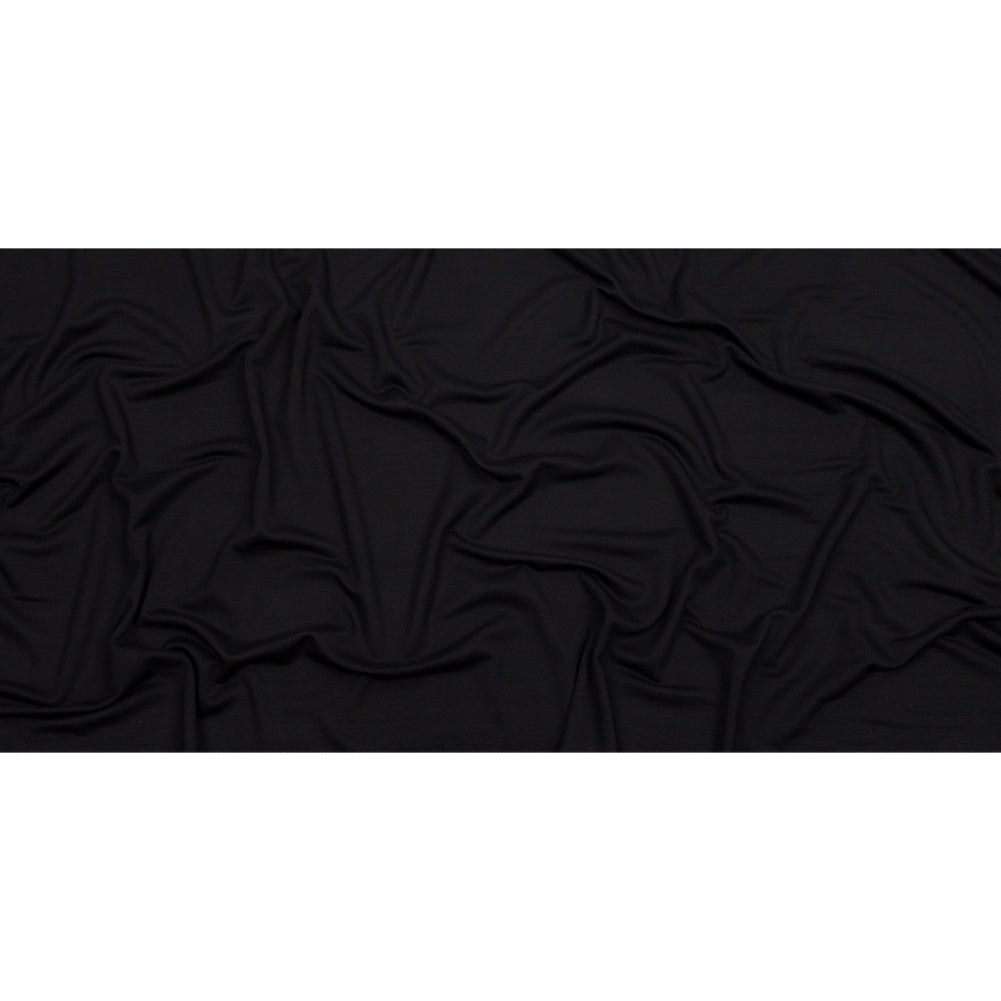Black Stretch Rayon French Terry