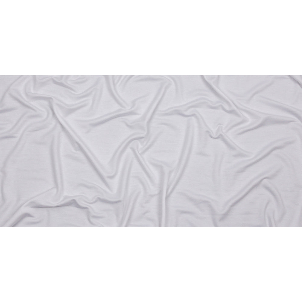 Off White Stretch Rayon French Terry