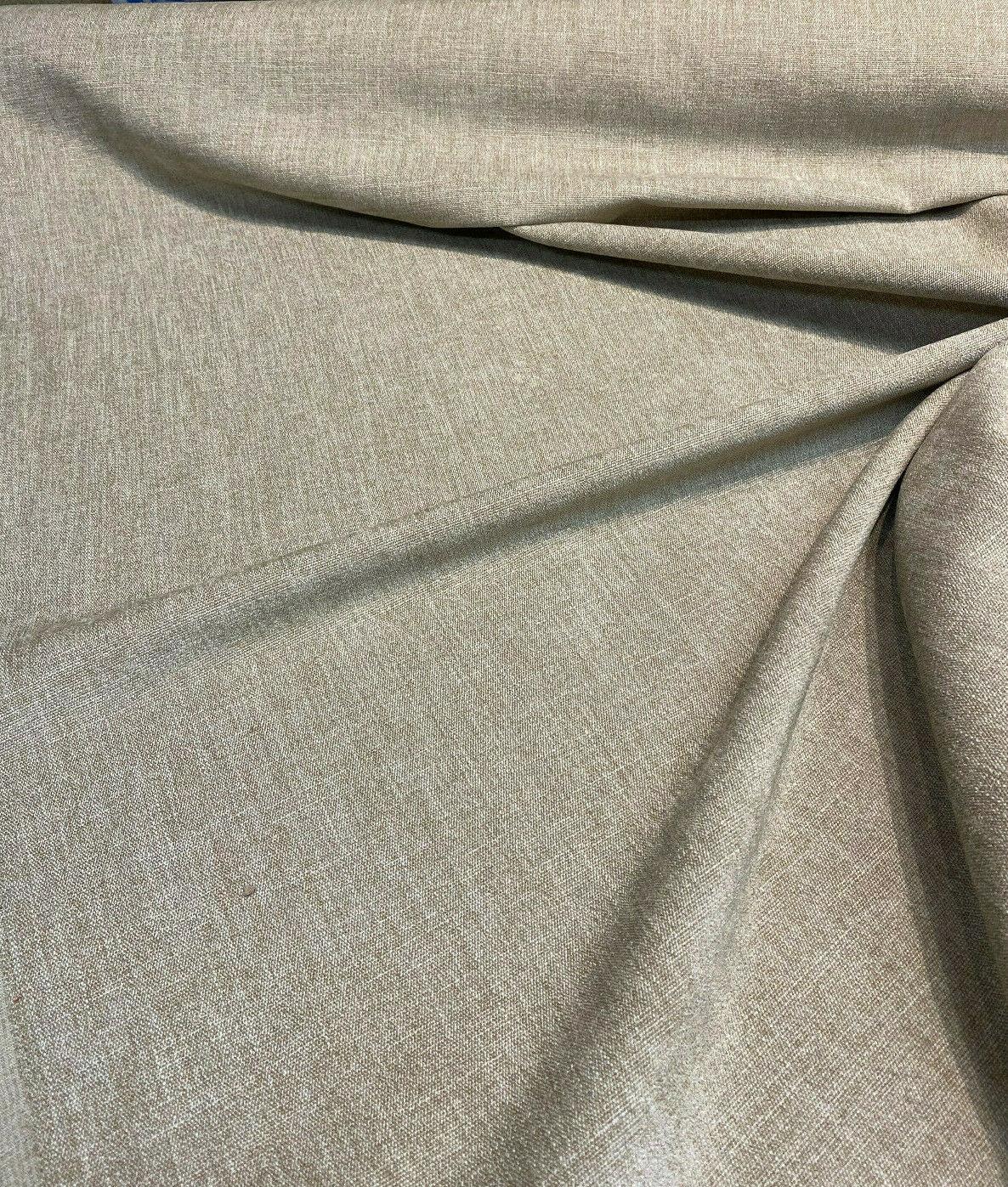 Mitchelle Sand Soft Chenille Upholstery Fabric - Sand Heather Effect, 54" Width (1 Yard)