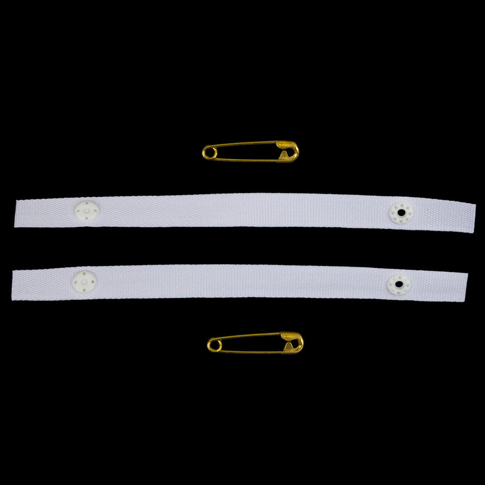 Dritz White Shoulder Strap Guards - 1 pair