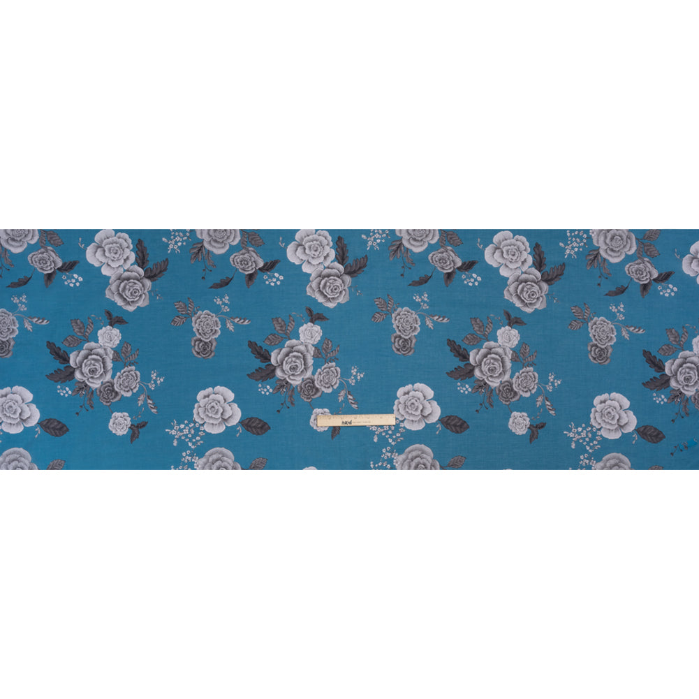 Mood Exclusive Blue Gardener's Gift Cotton Voile