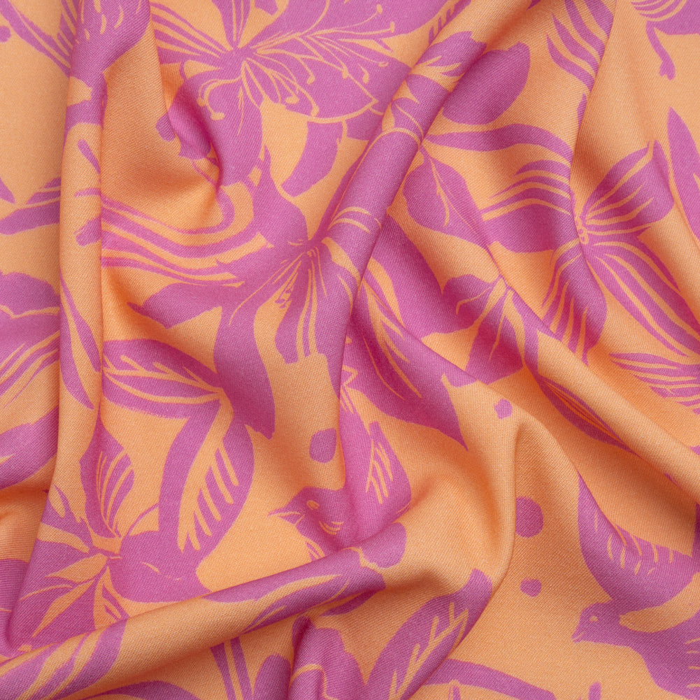 Mood Exclusive Pink Airborne Acoustics Stretch Sustainable Rayon Batiste