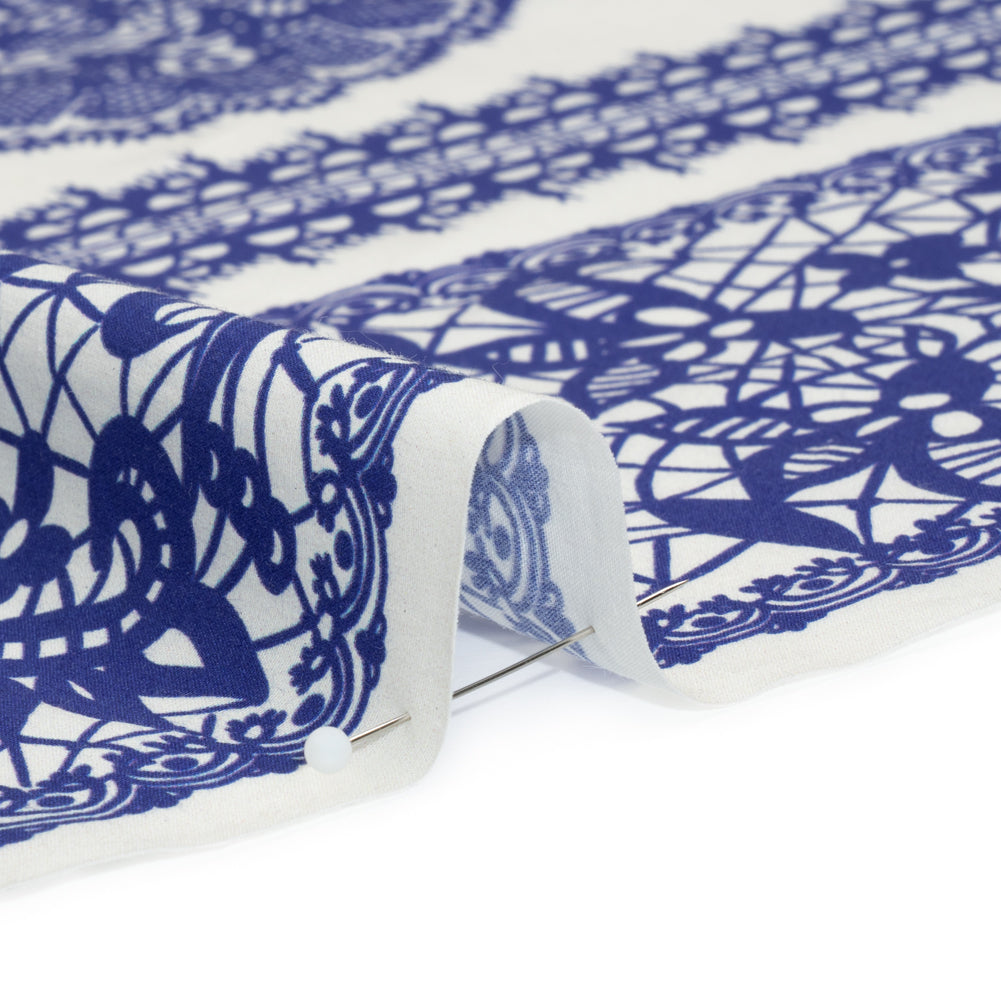 Mood Exclusive Ultramarine Two Sugar Cubes Cotton Poplin