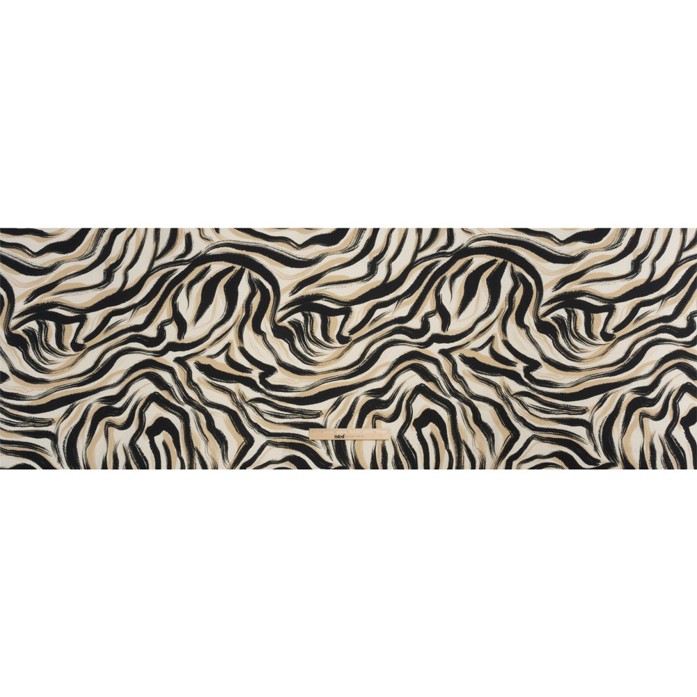 Mood Exclusive Beige Shifting Sands Stretch Cotton Poplin