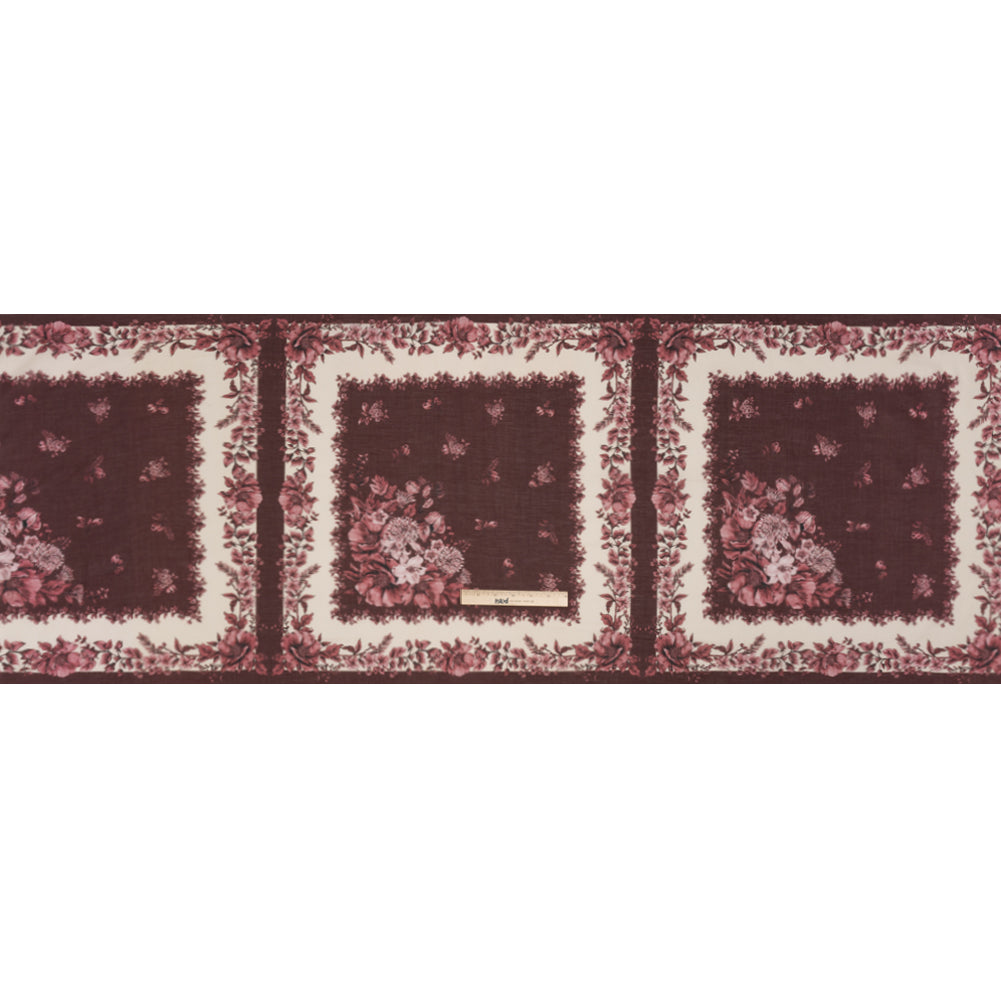 Mood Exclusive Monochrome Mulberry Tapestry Cotton Voile Panel