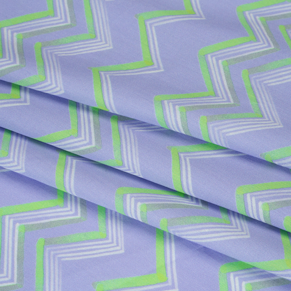 Mood Exclusive Periwinkle Pacific Peaks Cotton Voile
