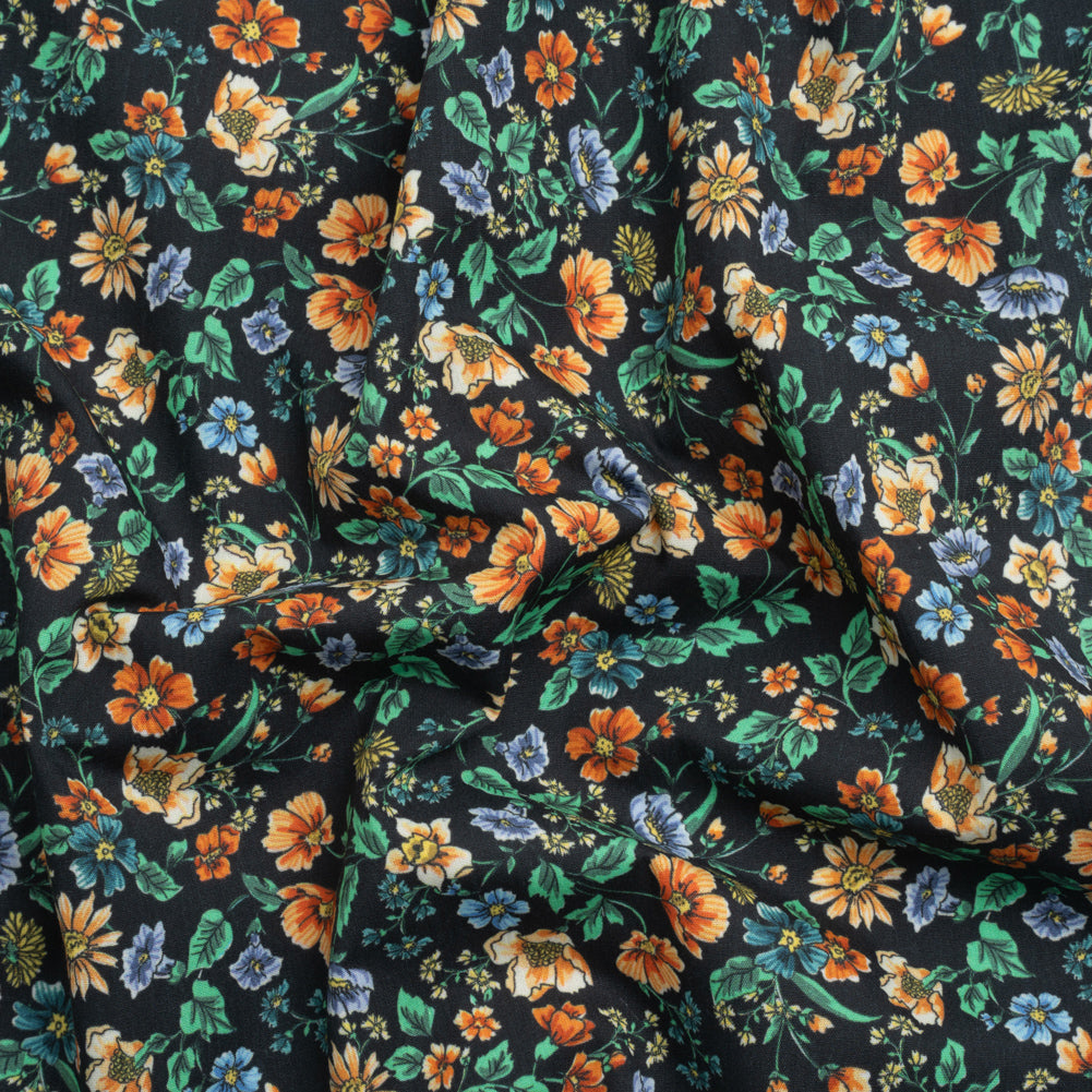 Mood Exclusive Picking Poppies Cotton Poplin