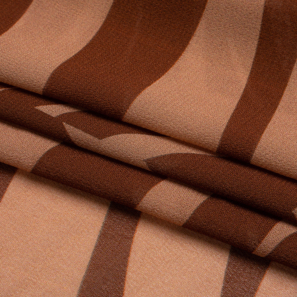 Mood Exclusive Monstera in Mauve Viscose Georgette