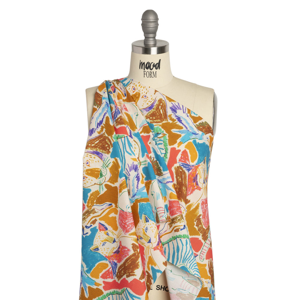 Mood Exclusive Jungle Draw Cotton Poplin
