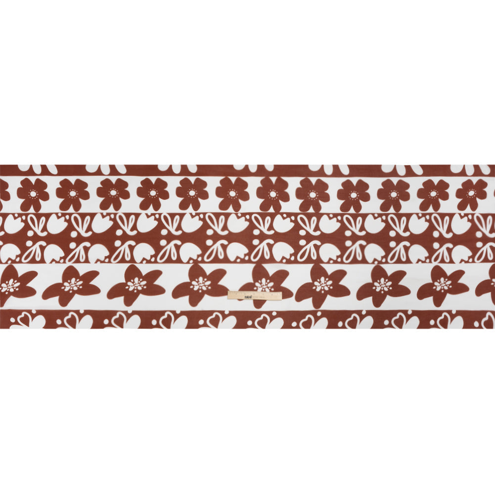 Mood Exclusive Rust Dreams and Doodles Viscose Georgette
