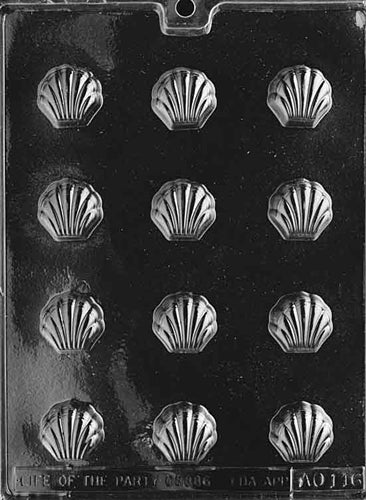 কামড়ের আকারের শেল বনবন চকোলেট ছাঁচ