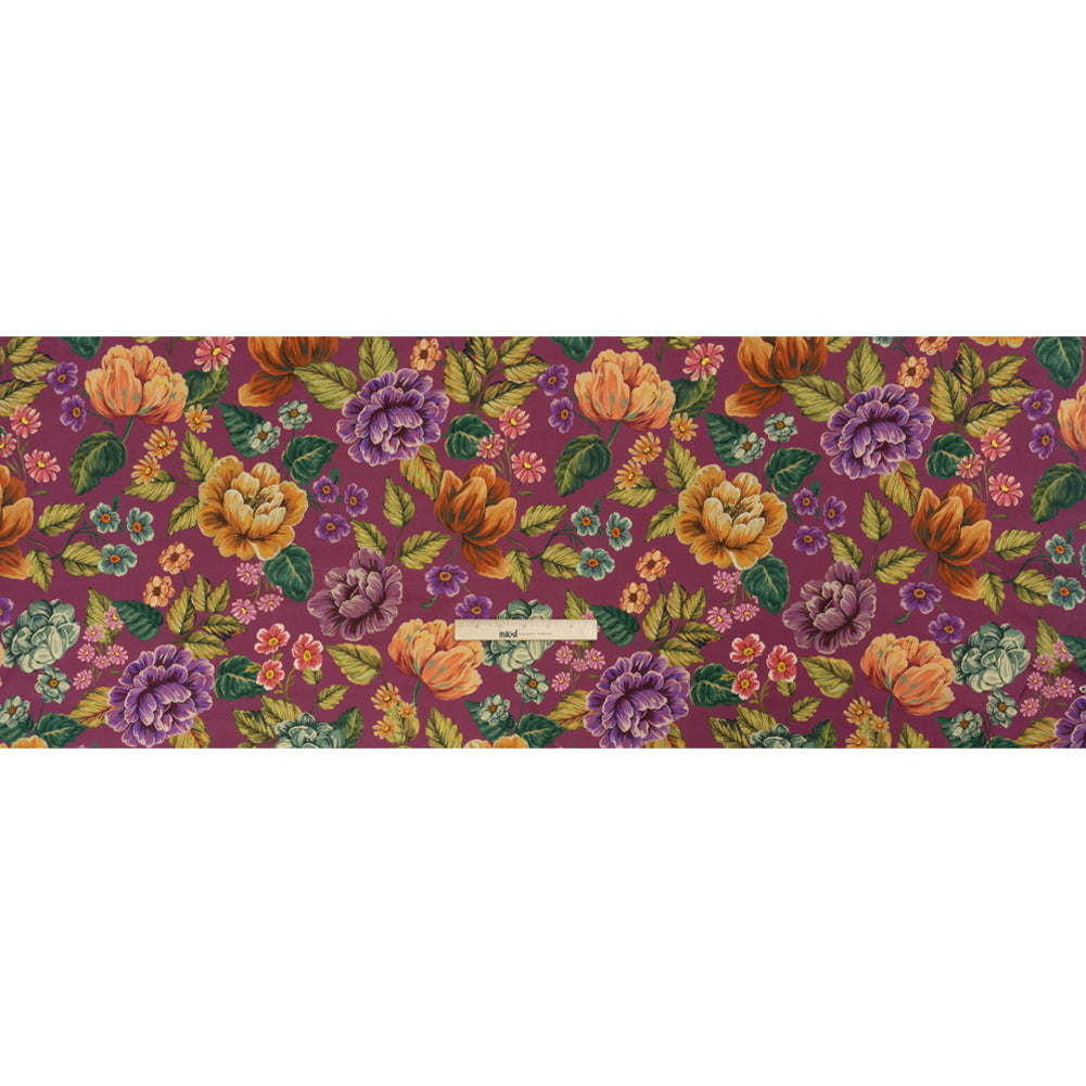 Mood Exclusive Mulberry Jam Stretch Sustainable Rayon Batiste