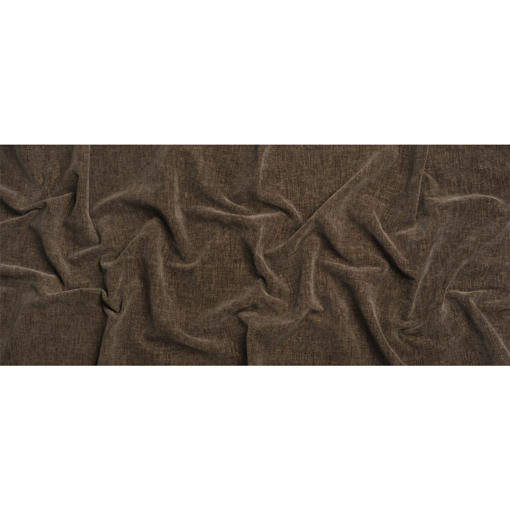 Otta Chocolate Polyester Chenille Woven