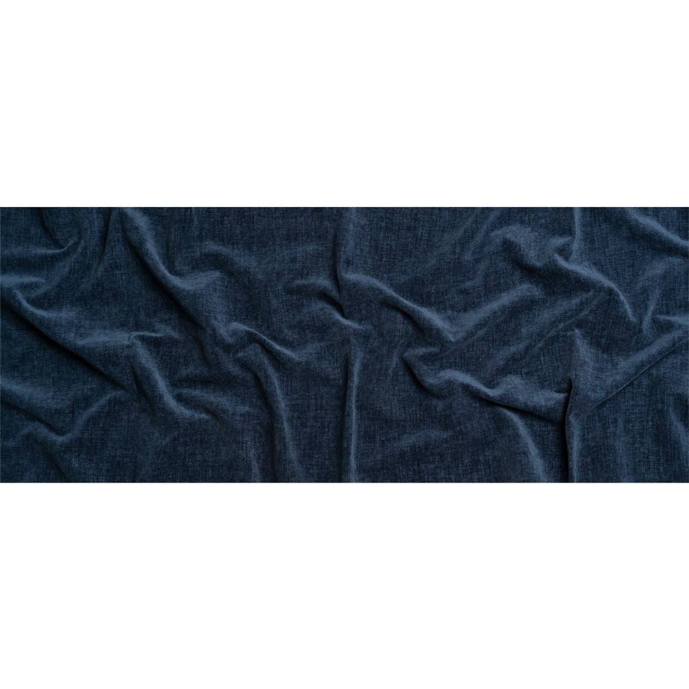 Otta Indigo Polyester Chenille Woven