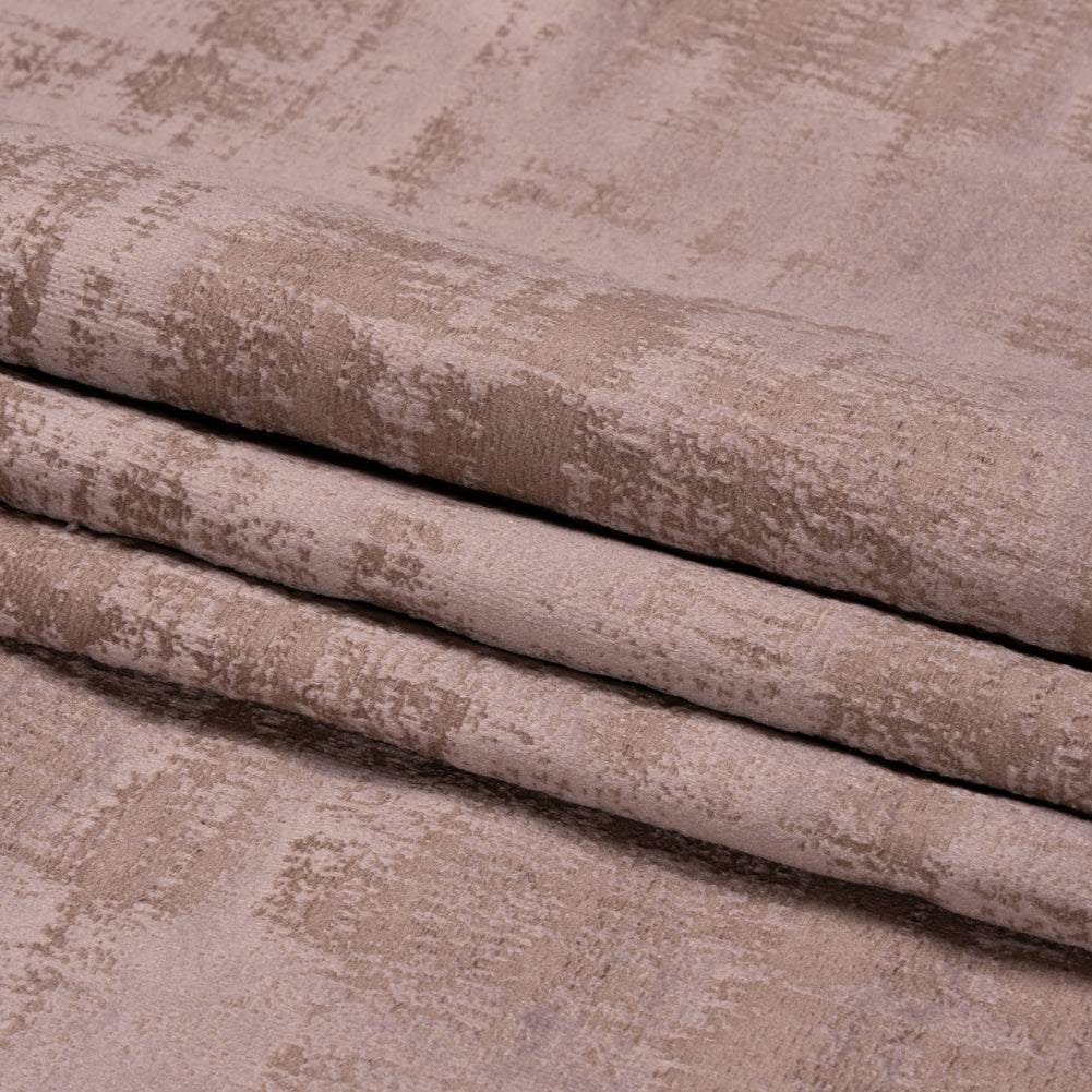 Kasa Rose Crosshatching Embossed Knit Velvet