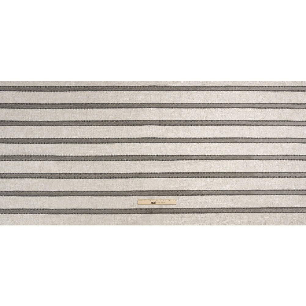 Crypton Meditae Chenille Striped Birdseye Upholstery Twill