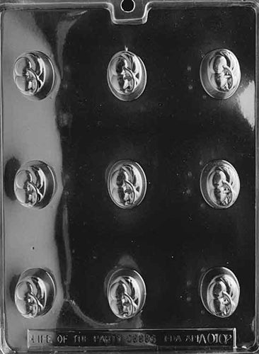 Oval Cherry Bonbon Chocolate Mold