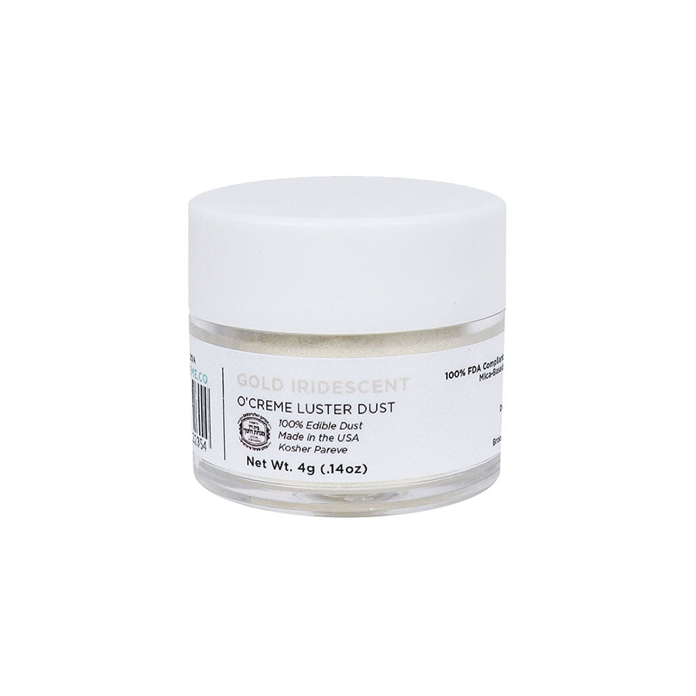 O'Creme Gold Iridescent Luster Dust, 4 gr.