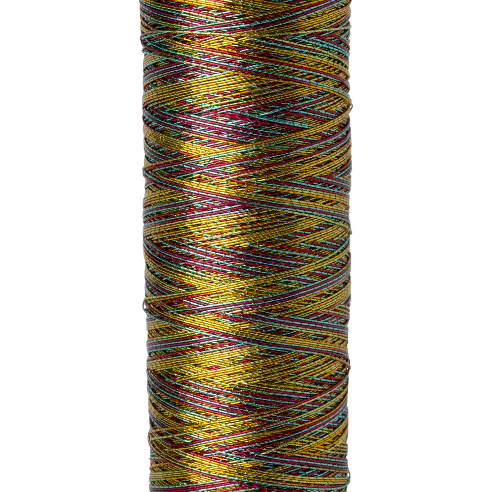Gutermann Metallic Thread 200m - 9885 Variegated Red Apples