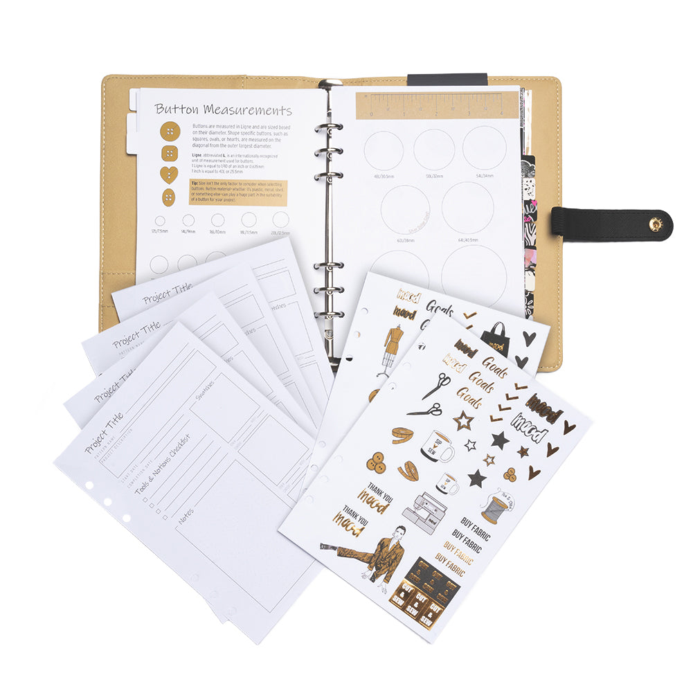 Designer Sewing Planner 2nd Edition by Mood - Undated A5, 5.875" x 8.25"