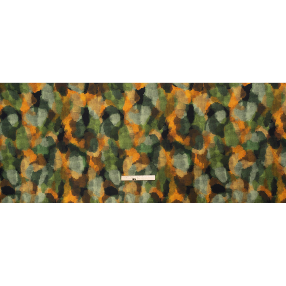 Mood Exclusive Green Fade Away Lightweight Polyester Crepe