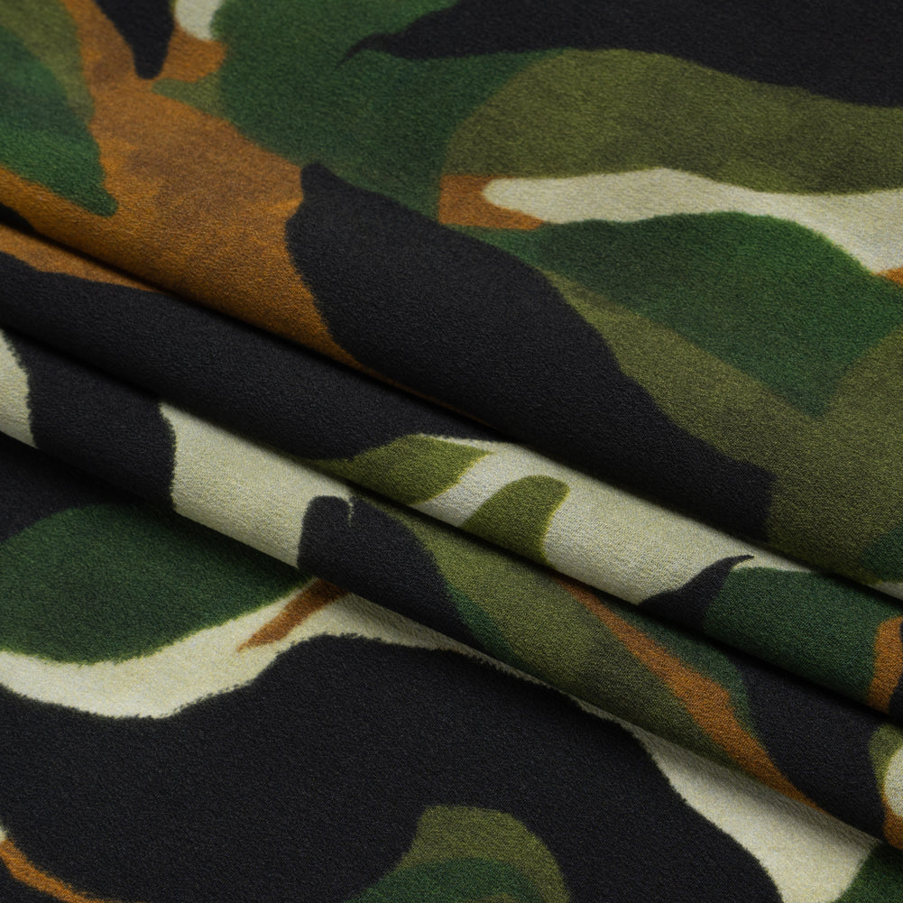 Mood Exclusive Green Drowsy in Daintree Lightweight Polyester Crepe