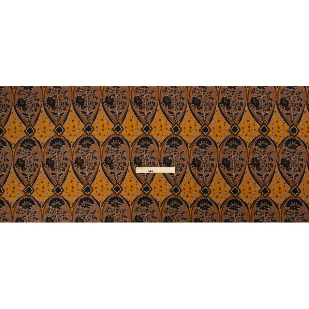 Mood Exclusive Brown Vale of Victoria Lightweight Polyester Crepe