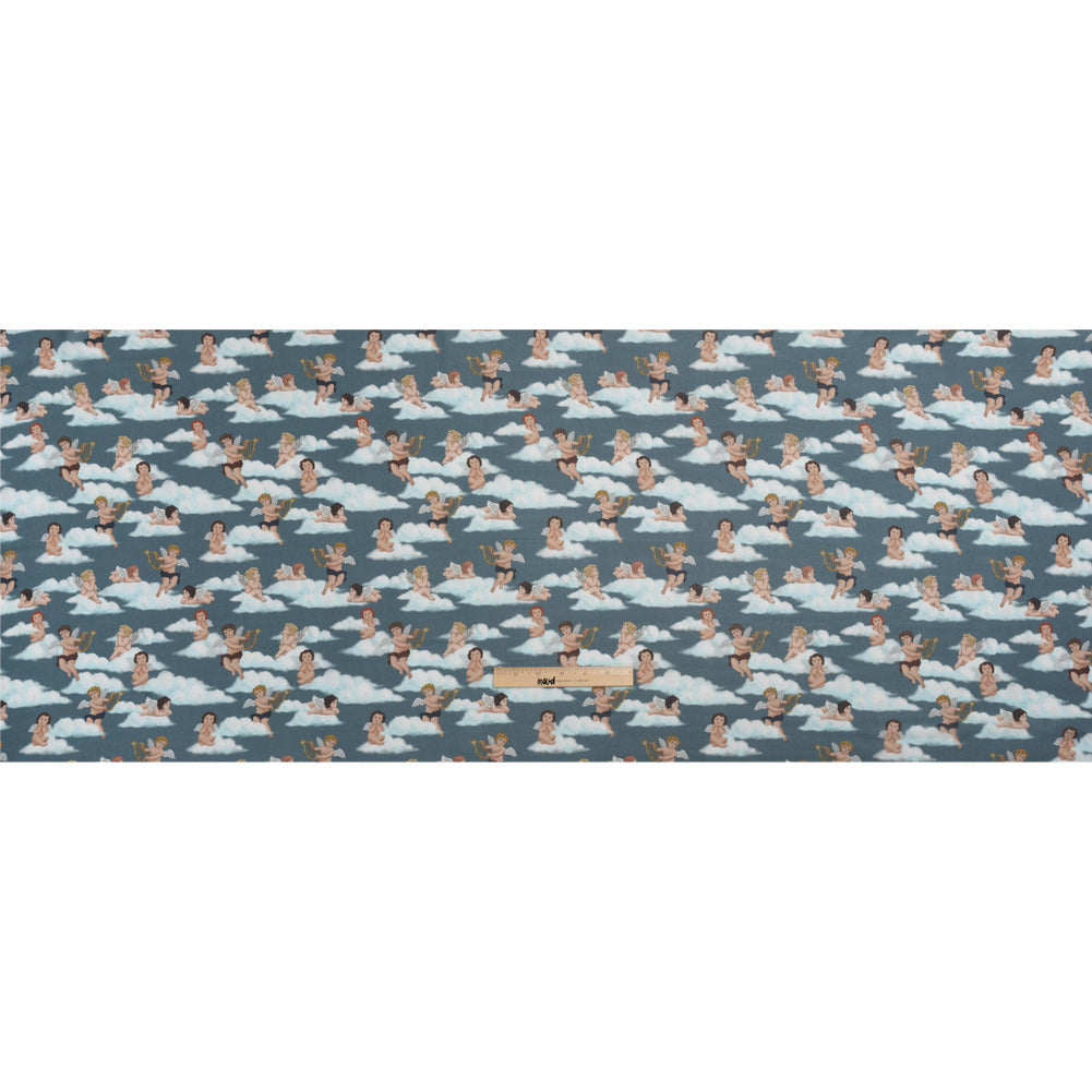 Mood Exclusive Blue Drowsy Dreamers Viscose Chiffon