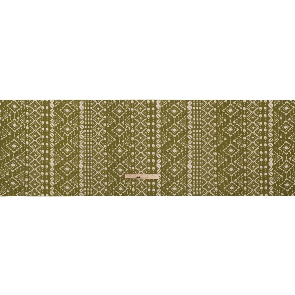 Mood Exclusive Green Sumatra Summit Crinkled Gauzy Viscose Crepe