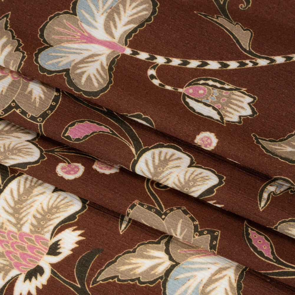 Mood Exclusive Cranbury County Crinkled Gauzy Viscose Crepe