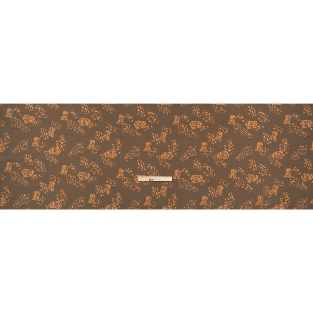 Mood Exclusive Ripple Effect Sustainable Viscose and Polyester Poplin