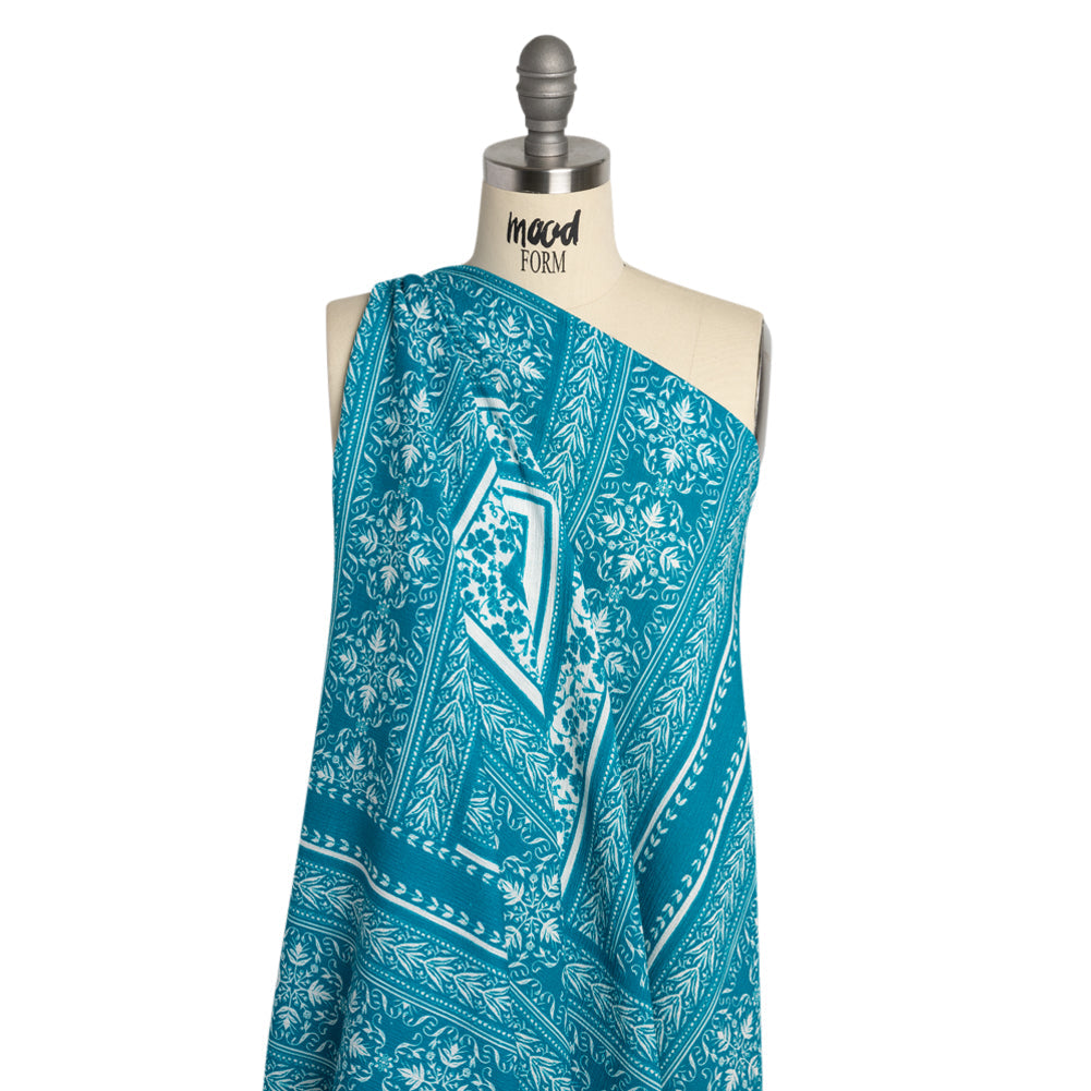 Mood Exclusive Wishing Well Slubbed Gauzy Cotton Woven Panel