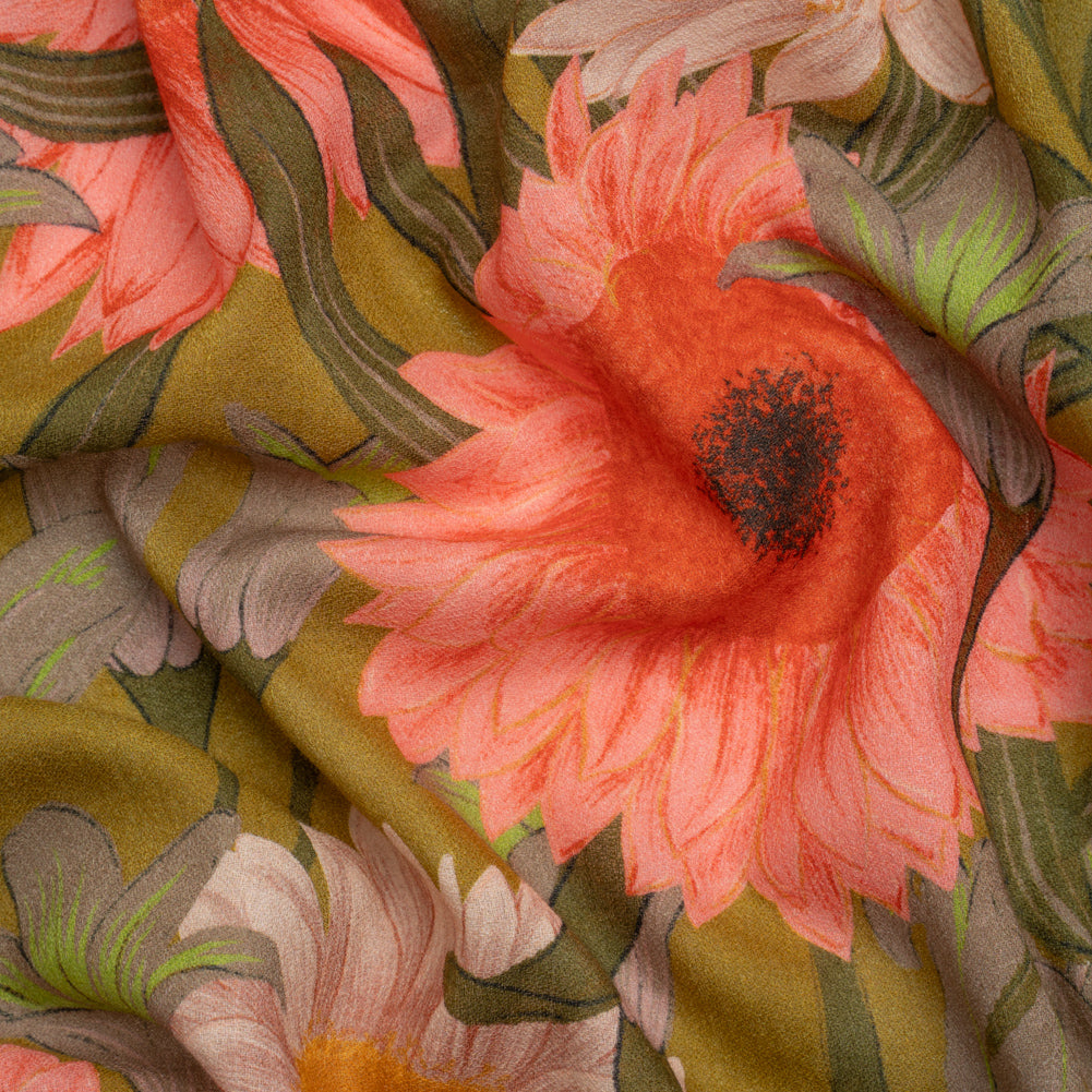 Mood Exclusive Flowers for Frances Cotton Crepe