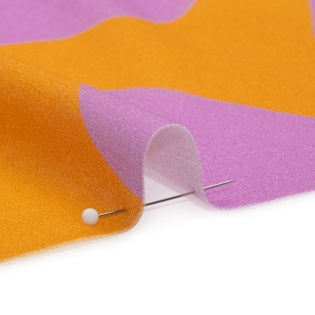 Mood Exclusive Orange Gumdrop Pinwheels Cotton Crepe