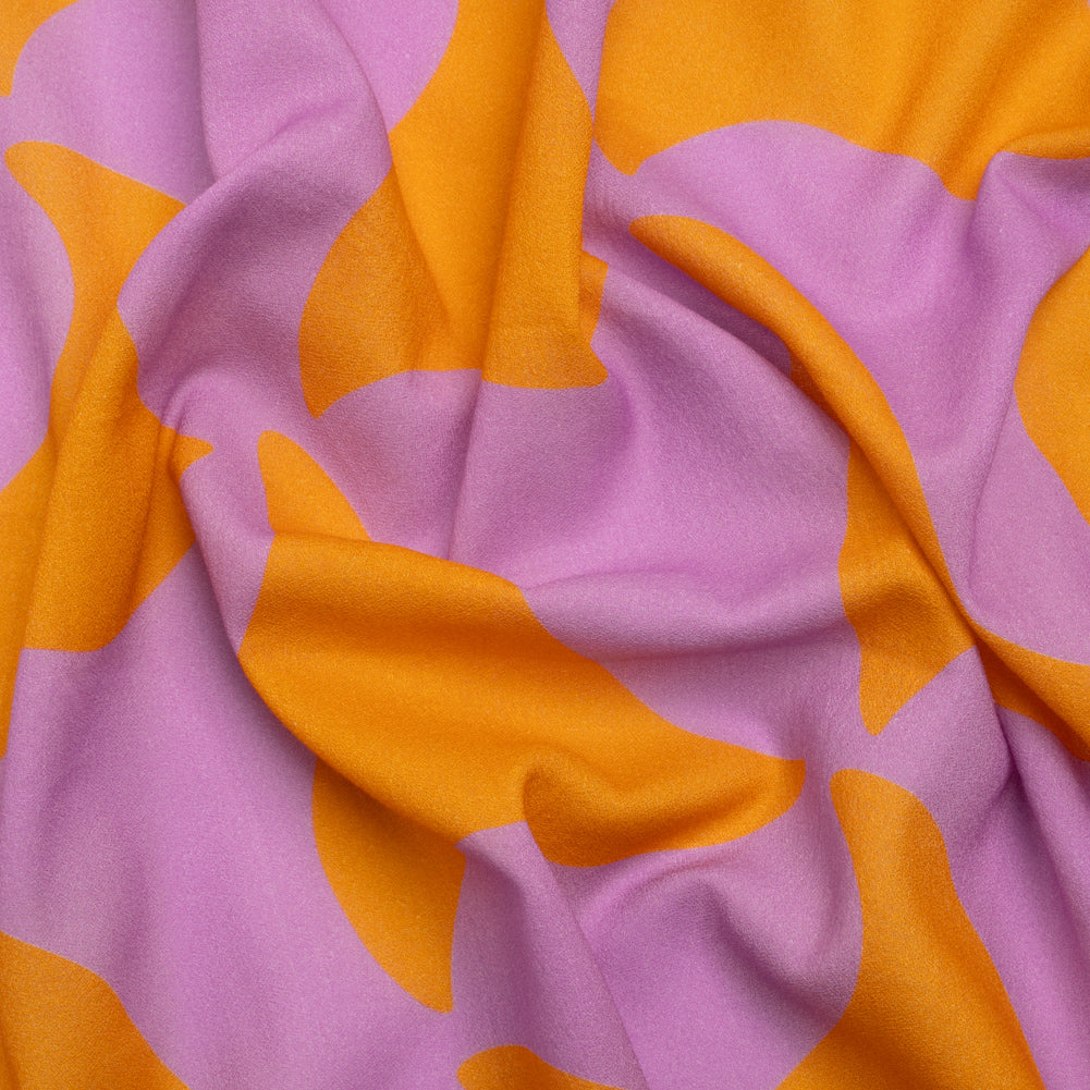 Mood Exclusive Purple Gumdrop Pinwheels Cotton Crepe
