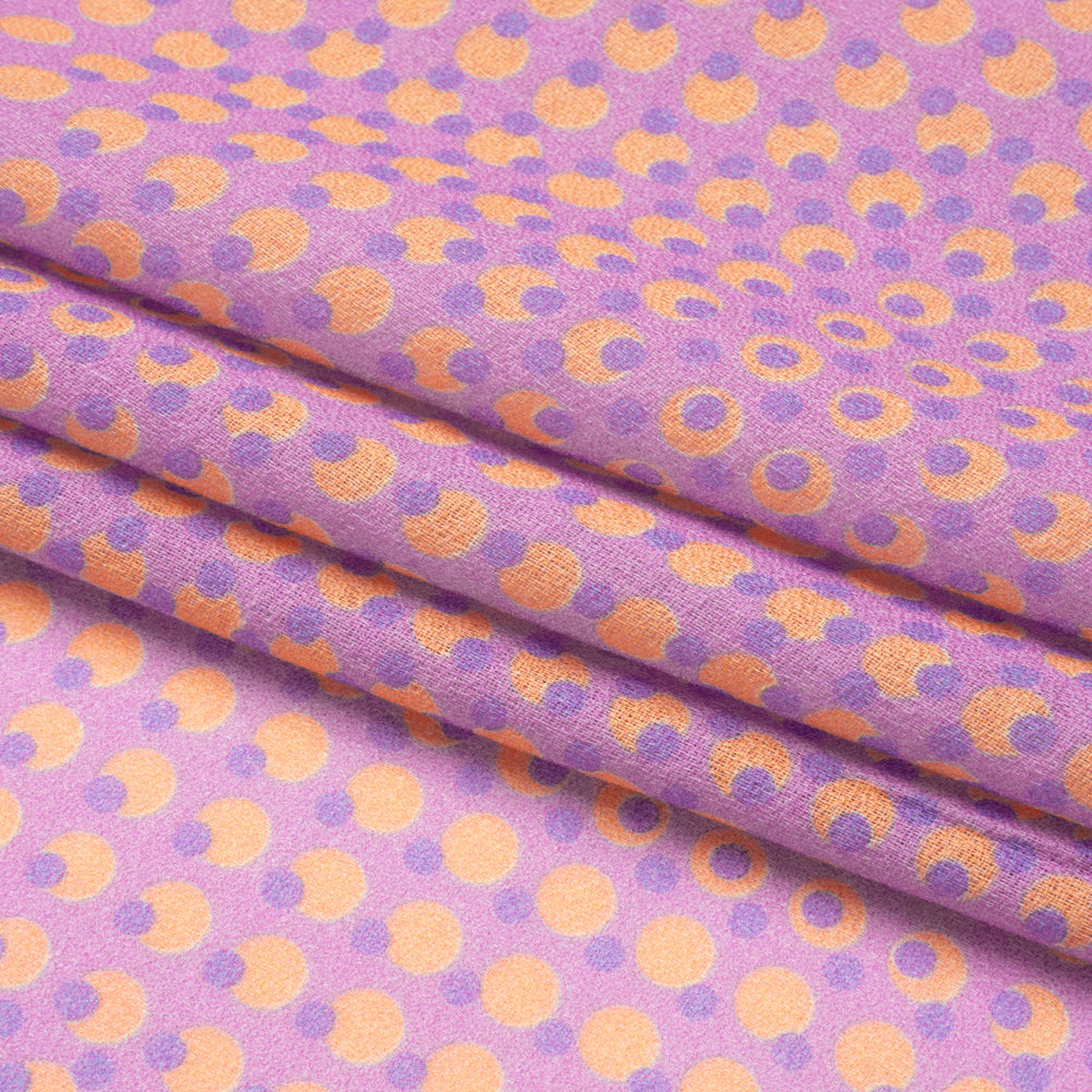Mood Exclusive Purple Molecular Madness Cotton Crepe