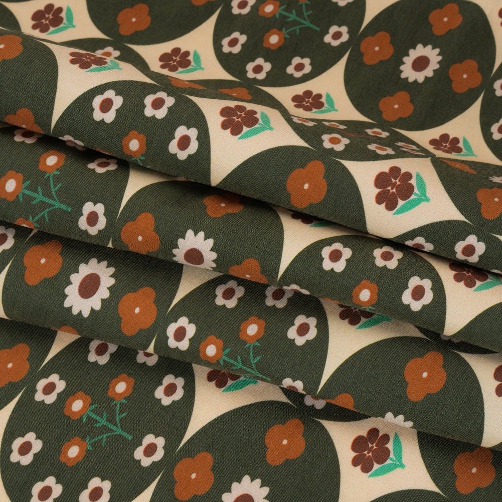 Mood Exclusive Polka Dot Lawn Stretch Viscose and Polyamide Twill