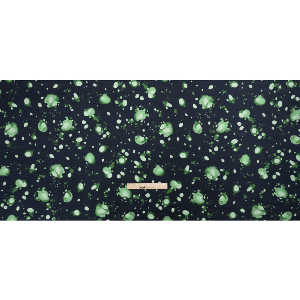 Mood Exclusive Green Murph's Hope Striped Viscose Dobby