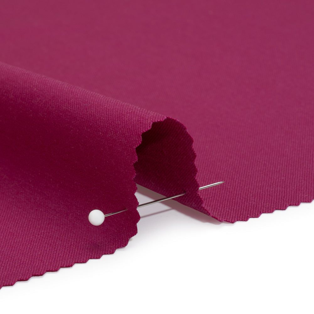 Super 120 Merino Wool Suiting - Magenta - Finn Collection