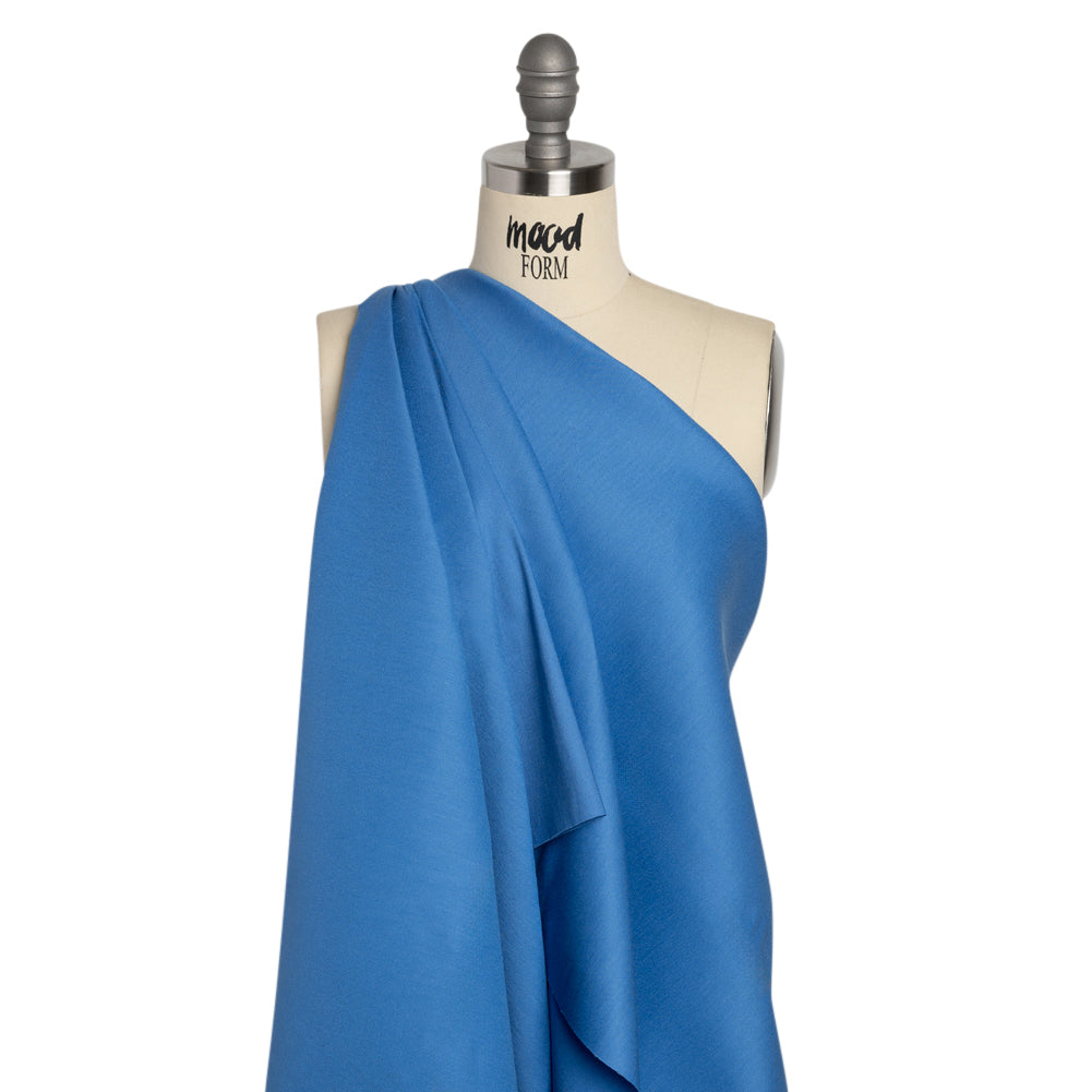 Stretch Linen Woven - Azure Blue - Asturias Collection