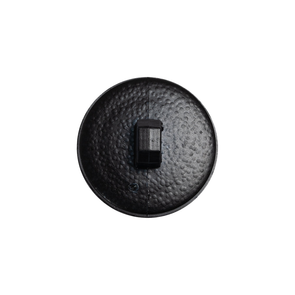 Italian Navy Geometric Engraved Shank Back Plastic Button - 32L/20mm