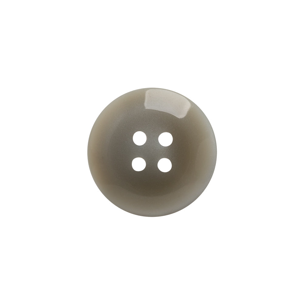 Gray Shimmering 4-Hole Plastic Button - 28L/18mm