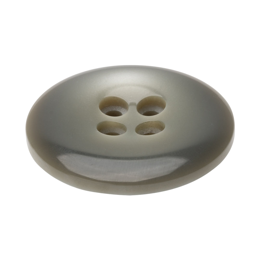 Gray Shimmering 4-Hole Plastic Button - 54L/34mm